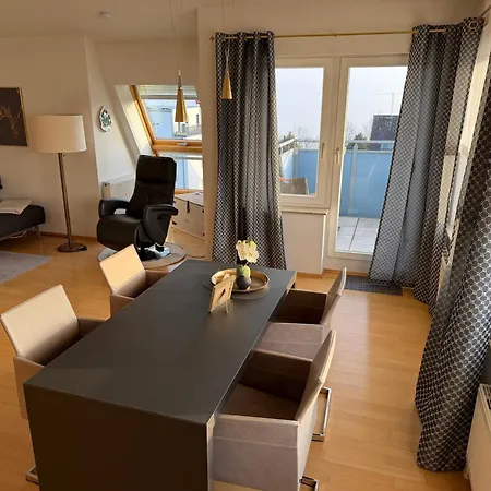 Lägenhet Penthouse Seeblick 86 Qm Klimatisiert Friedrichshafen